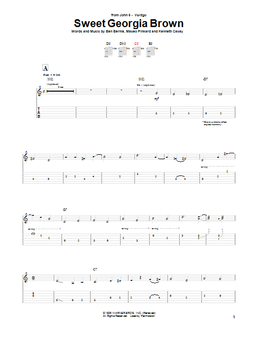 Produktgalerie: Seite 1 von 1 Sweet Georgia Brown, John 5, Gitarre