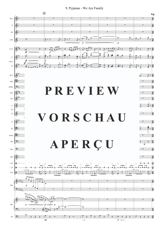 Produktgalerie: Seite 3 von 11 Pyjamas - We Are Family, , Blasorchester