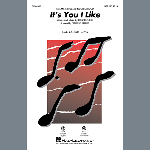 cover: It's You I Like (from Mister Rogers' Neighborhood) (arr. Paris Rutherford), Fred Rogers