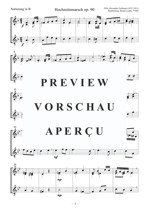 Produktgalerie: Seite 4 von 5 Hochzeitsmarsch op. 90, , Posaunenchor