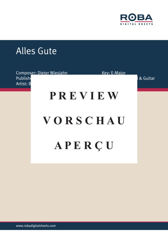 Product gallery: Page 2 of 4 Alles Gute , , Piano Solo