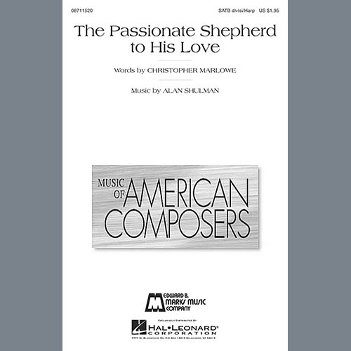 cover: The Passionate Shepherd To His Love, Christopher Marlowe, Chor