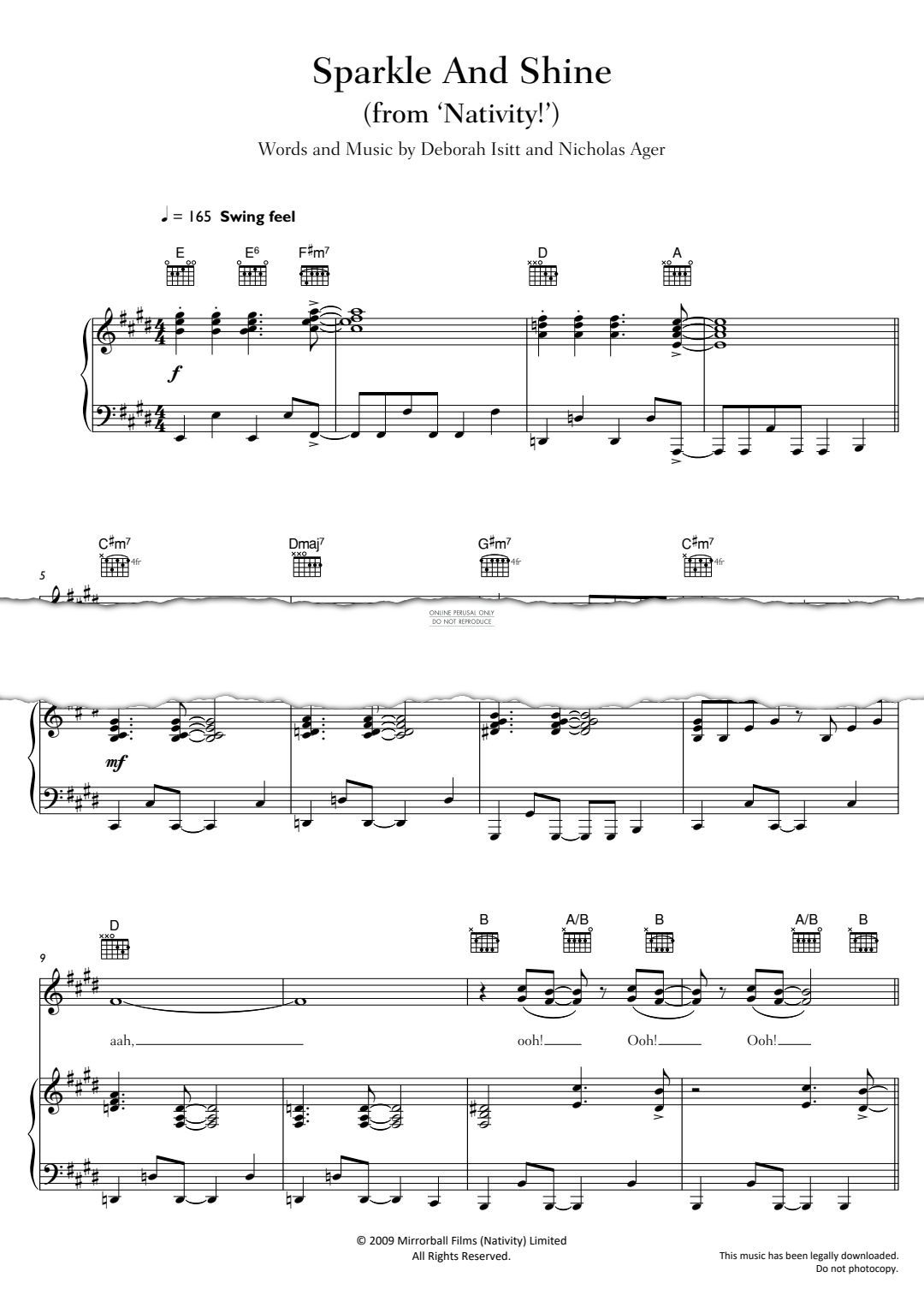 Product gallery: Page 1 of 1 Sparkle And Shine (from 'Nativity!'), Deborah Isitt