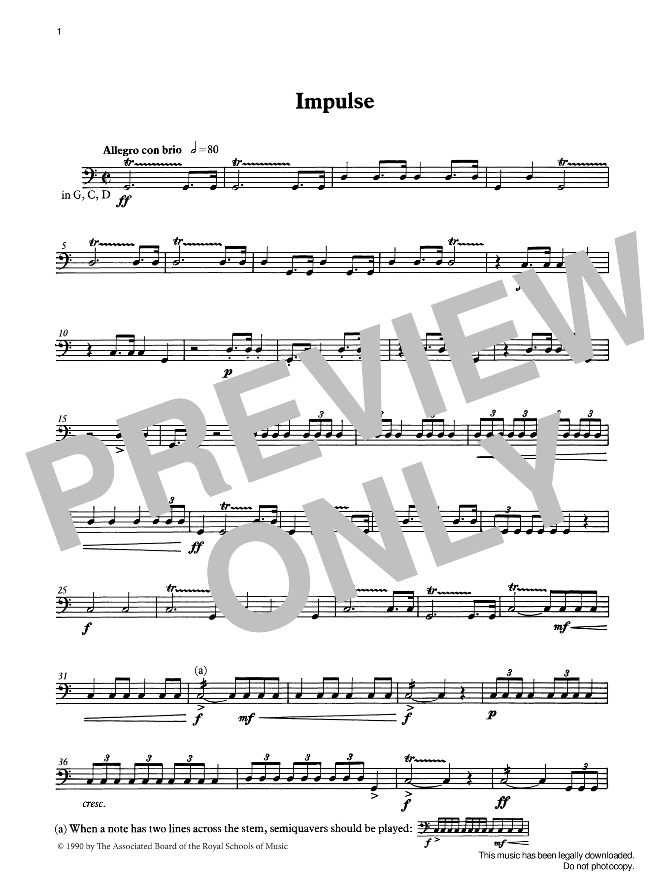 Product gallery: Page 1 of 1 Impulse from Graded Music for Timpani, Book IV, Ian Wright
