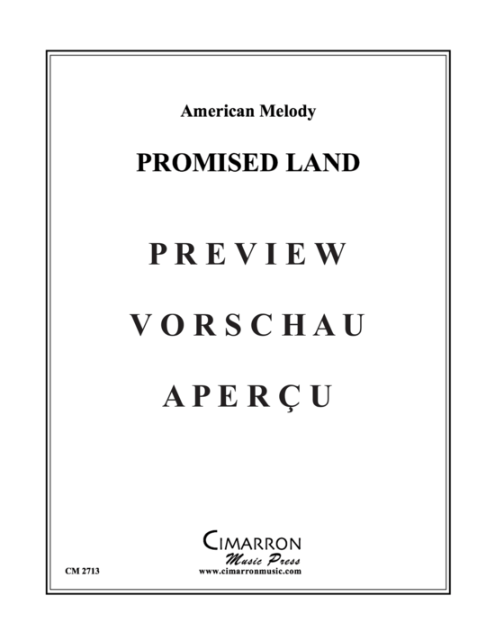 Produktgalerie: Seite 2 von 15 Promised Land , , (Blechbläserquintett)