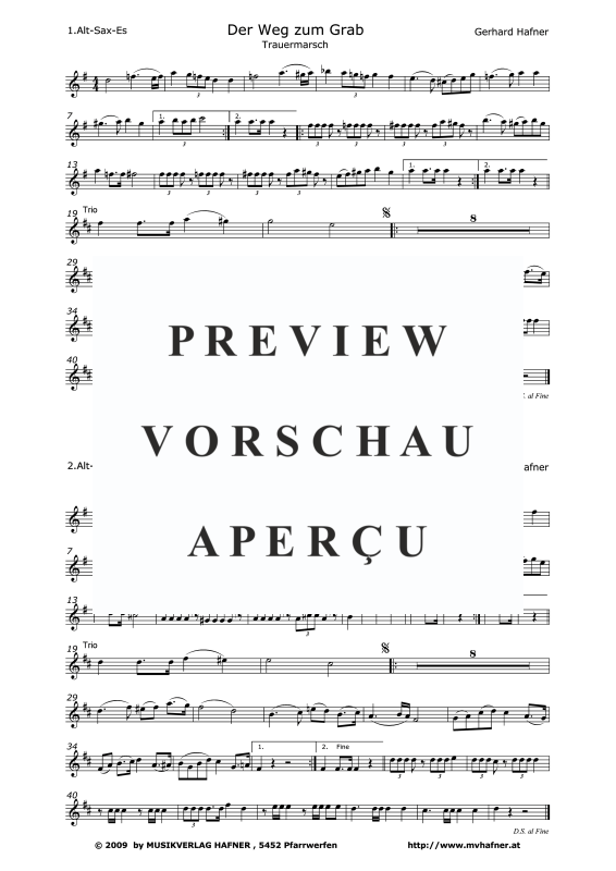 Product gallery: Page 11 of 11 Der Weg zum Grab, , (large wind orchestra)