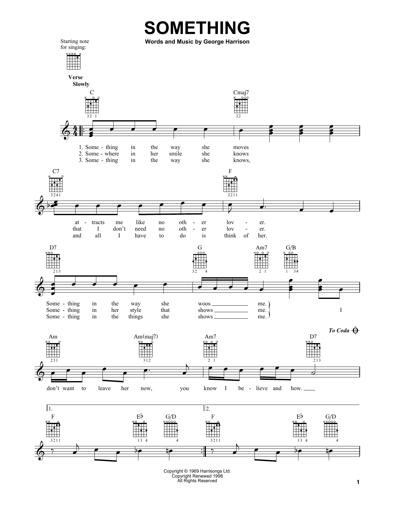 Produktgalerie: Seite 1 von 1 Something, The Beatles, Gitarre