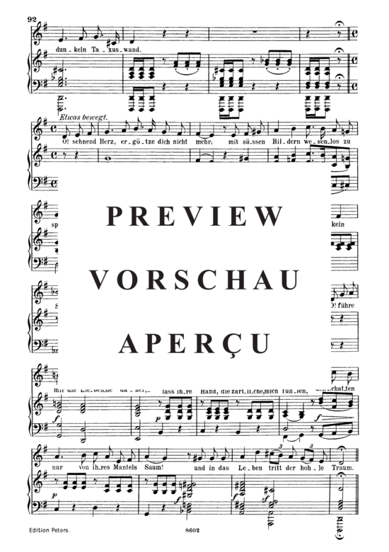 Product gallery: Page 10 of 11 Die Erwartung D.159, , Medium Voice and Piano