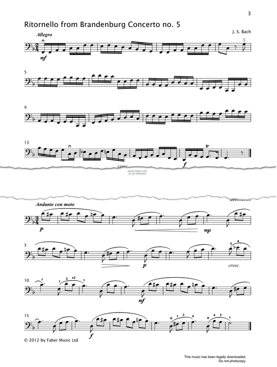 Produktgalerie: Seite 1 von 1 Theme from 'Für Elise', , Violoncello