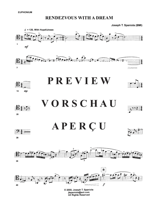 Product gallery: Page 18 of 21 Rendezvous with a Dream , , (euphonium + piano)