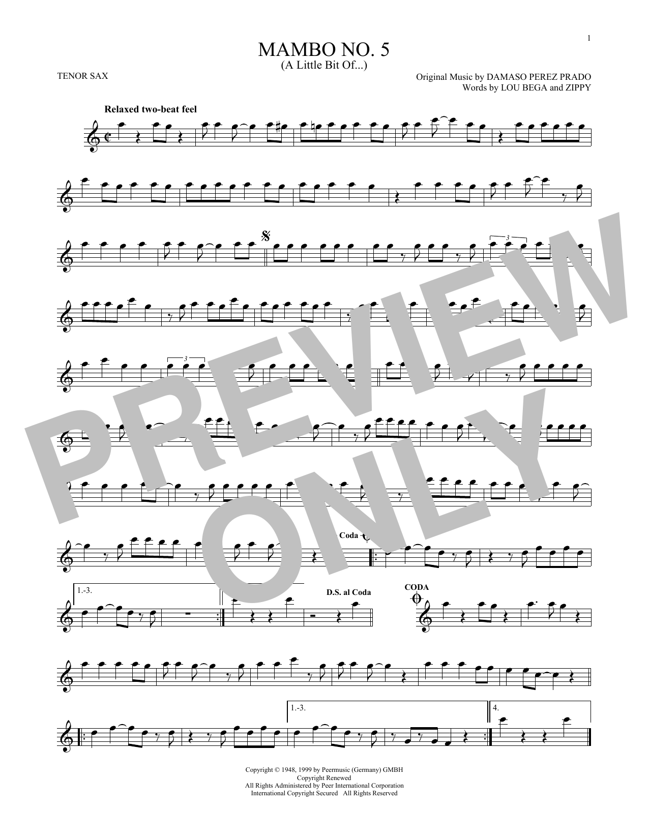 Product gallery: Page 1 of 1 Mambo No. 5 (A Little Bit Of...), Lou Bega