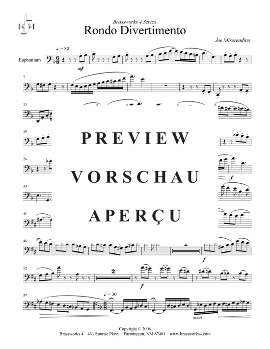 Product gallery: Page 2 of 10 Rondo Divertimento , , (baritone pos + piano)