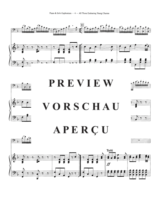 Product gallery: Page 6 of 20 All Those Endearing Young Charms , , (euphonium + piano)