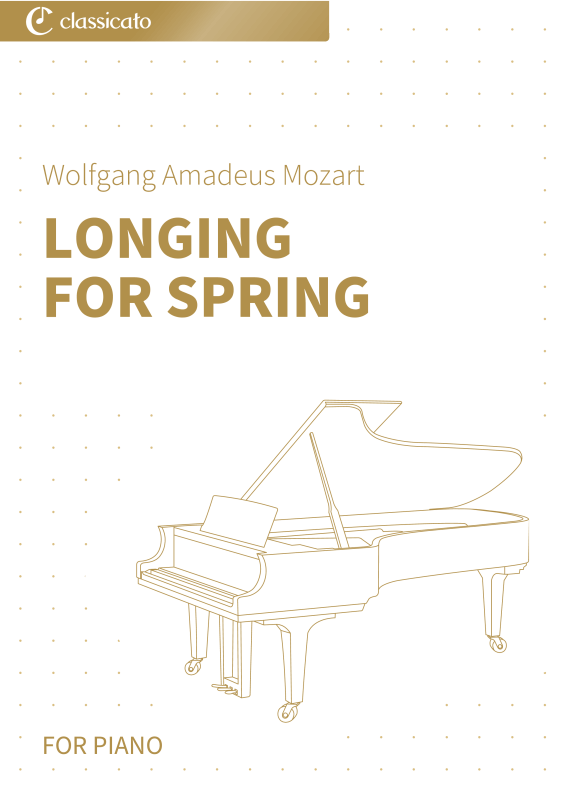 Produktbild zu: Longing for spring - simplified versionWolfgang Amadeus Mozart