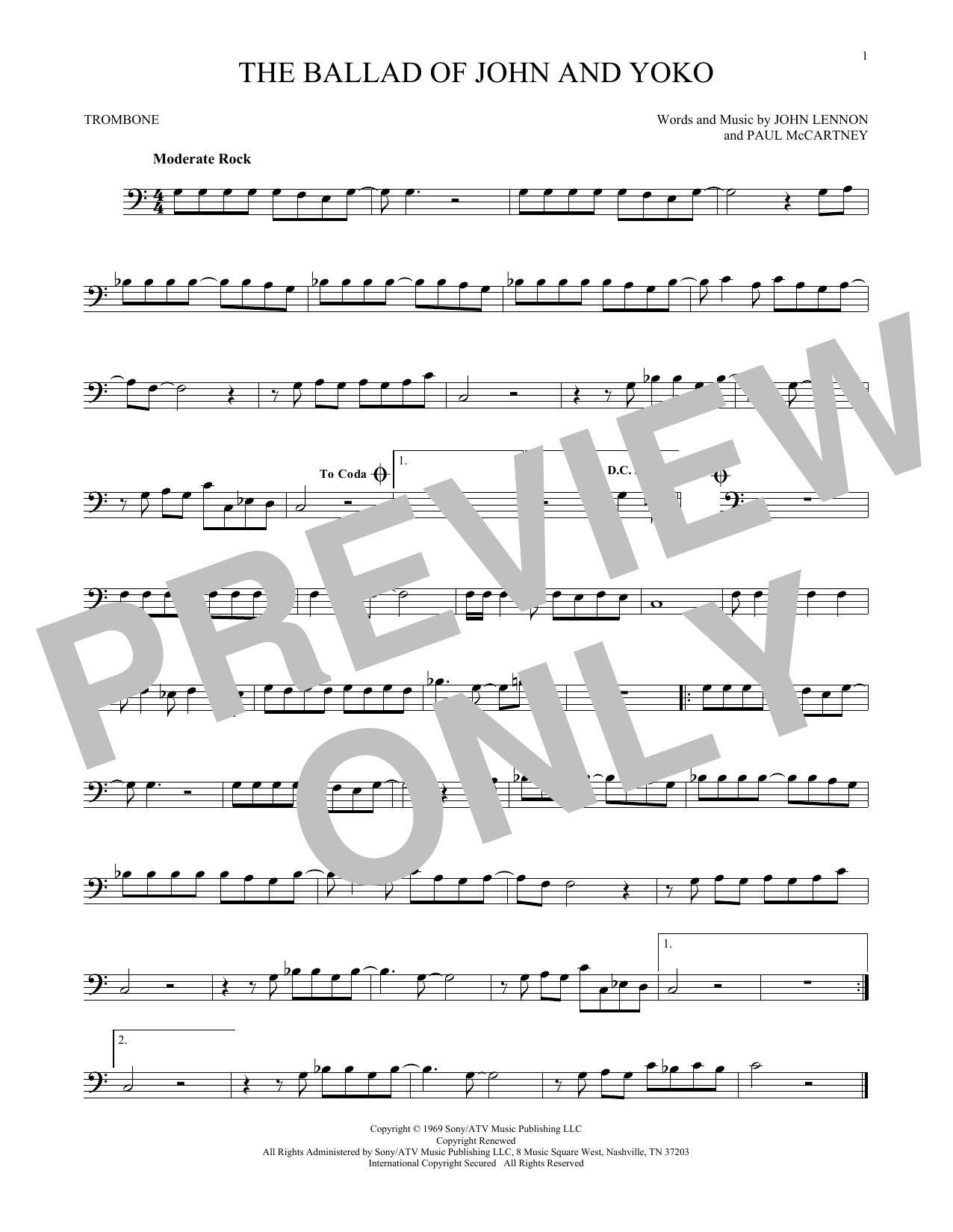 Product gallery: Page 1 of 1 The Ballad Of John And Yoko, The Beatles