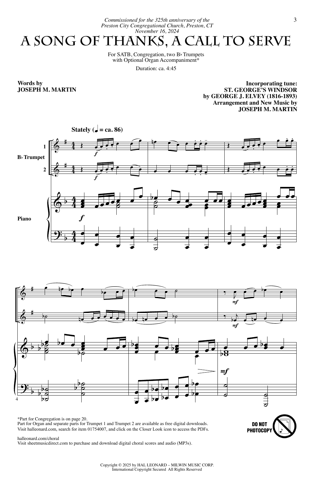 Produktbild zu: A Song Of Thanks, A Call To Serve