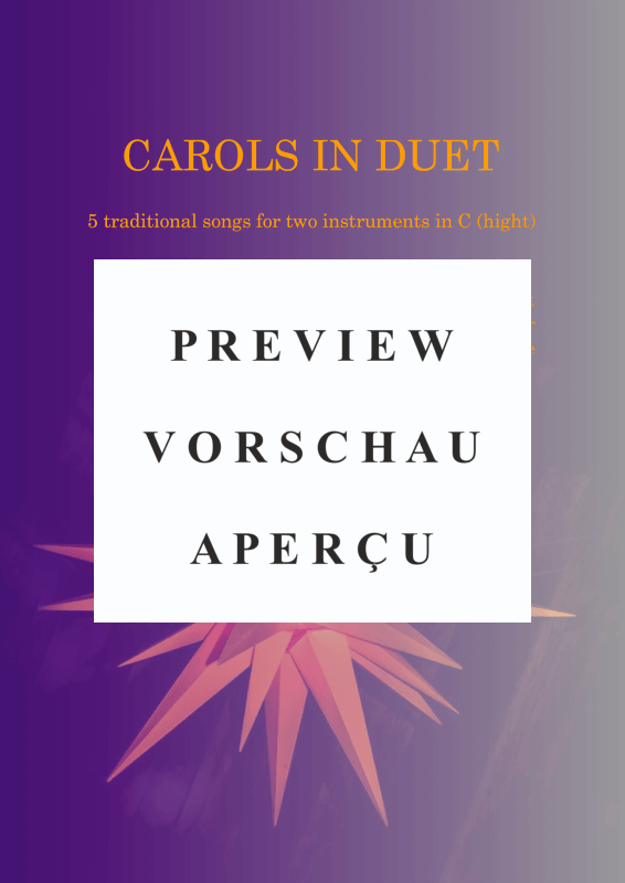 gallery: Carols in Duet, , Duette für 2 Flöten oder Instrumente in C