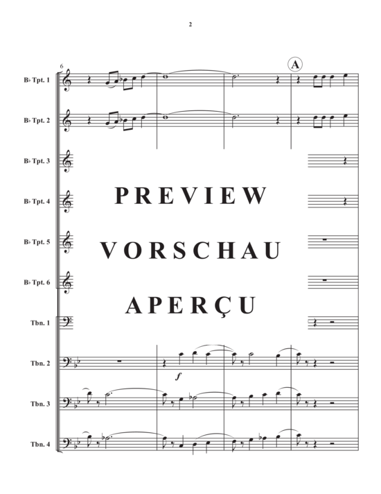 Product gallery: Page 4 of 21 Grand Intrada , , (Brass Ensemble, 6x trumpet + 4x trombone)