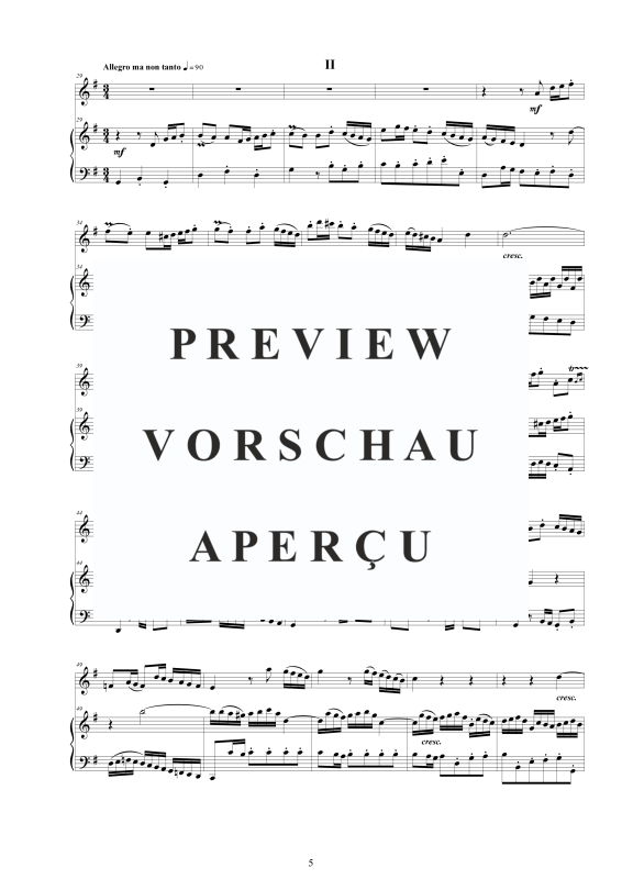 Produktgalerie: Seite 6 von 11 3 Flöten Sonaten BWV 1027-28-29, , Flöte und Cembalo/Klavier