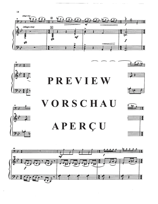 Product gallery: Page 16 of 21 Three Studies , , (euphonium + piano)