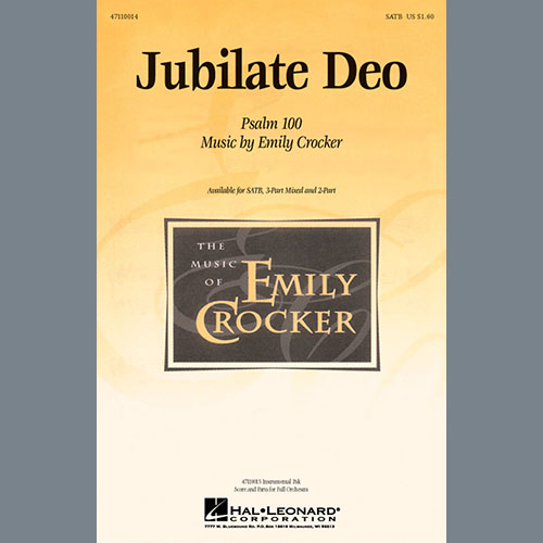 cover: Jubilate Deo, Emily Crocker