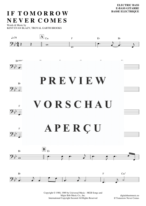 gallery: If Tomorrow Never Comes , Keatin, Ronan, Bass Guitar