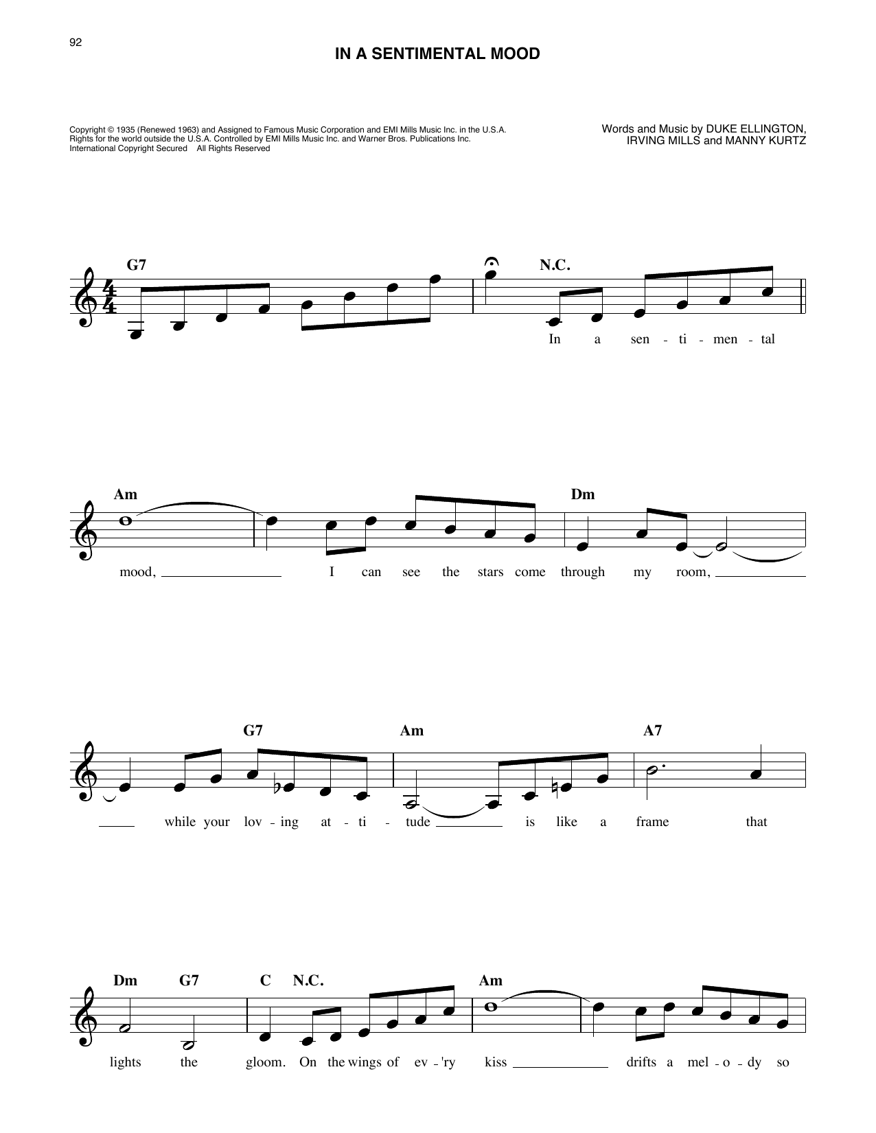Produktgalerie: Seite 1 von 1 In A Sentimental Mood, Duke Ellington