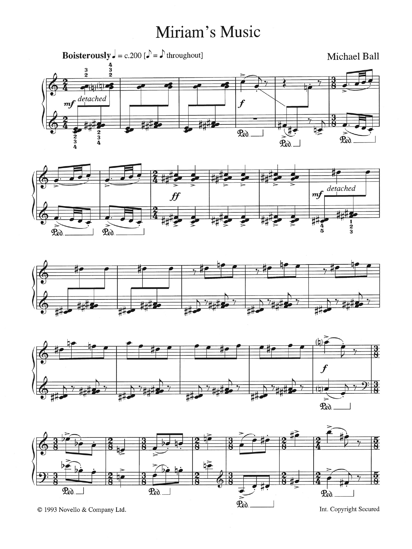 Produktbild zu: Miriam's Music