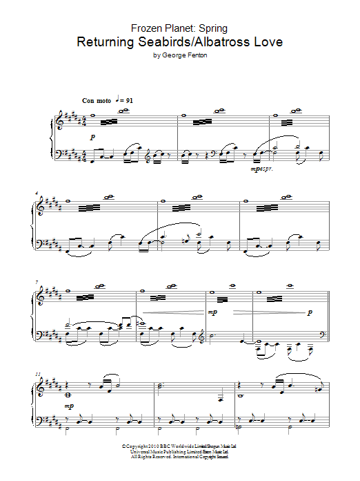 Produktbild zu:  Frozen Planet, Returning Seabirds/Albatross Love - George Fenton