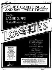 cover: I Lift Up My Finger And Say "Tweet Tweet", Leslie Sarony