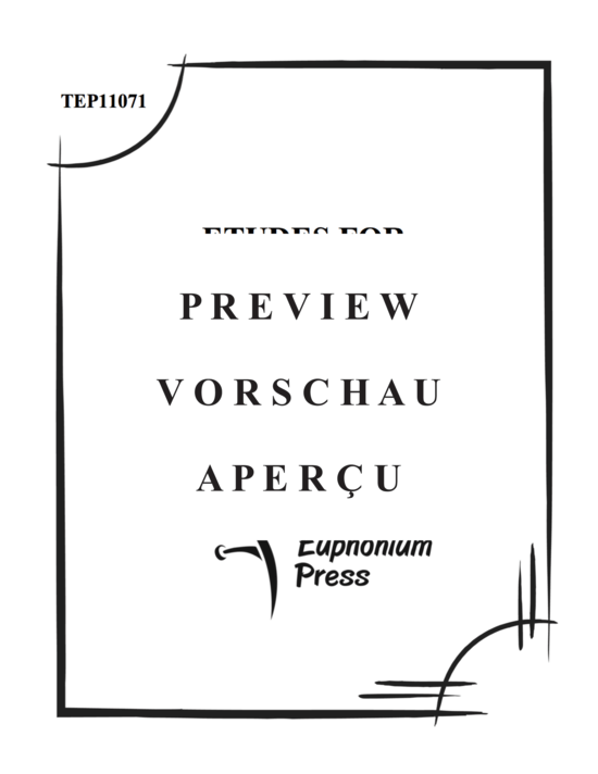 Product gallery: Page 2 of 21 Euphonium Etudes, Vol. 5 , , (Tuba Solo)