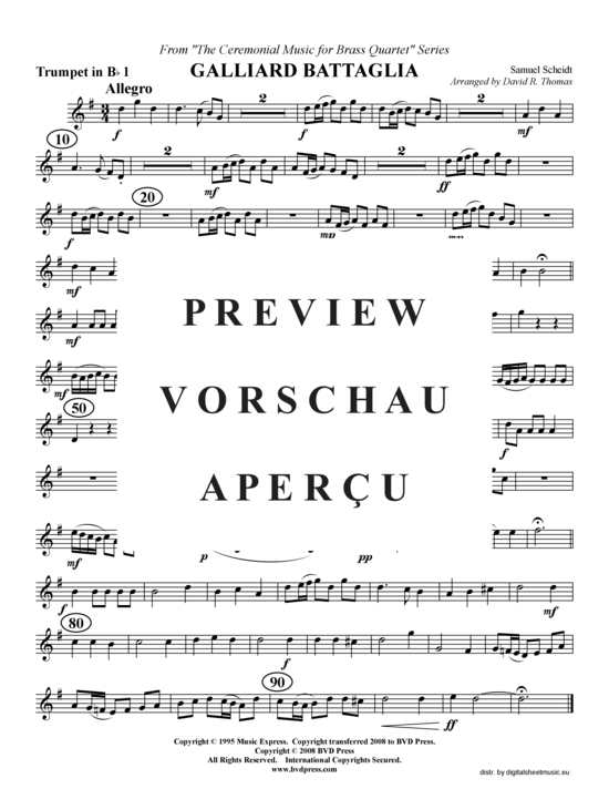 Produktgalerie: Seite 4 von 8 Galliard Battaglia, , (2xTromp in B, Horn in F (Pos), Pos)