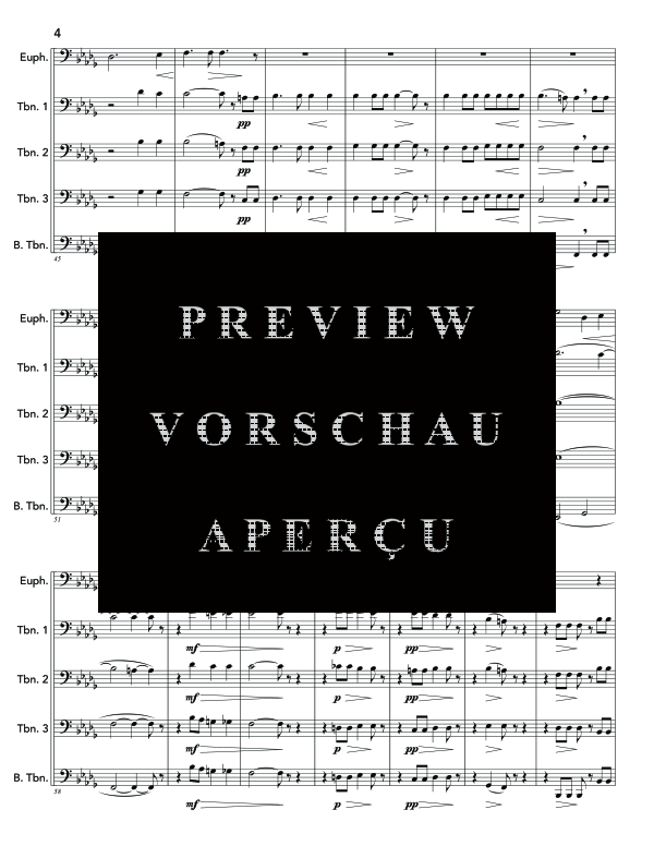 Produktgalerie: Seite 8 von 11 Let My Prayer Arise, Op. 24, No. 6, , (Ensemble Euphonium + Posaunen Quartett)