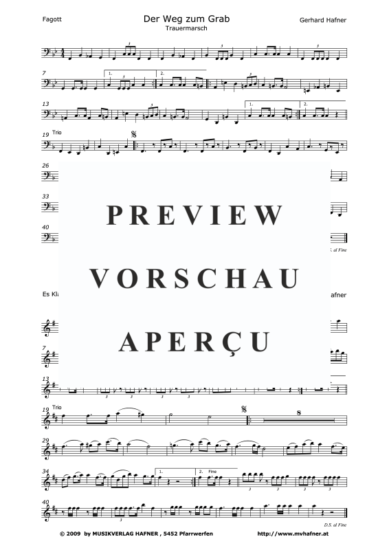 Product gallery: Page 8 of 11 Der Weg zum Grab, , (large wind orchestra)