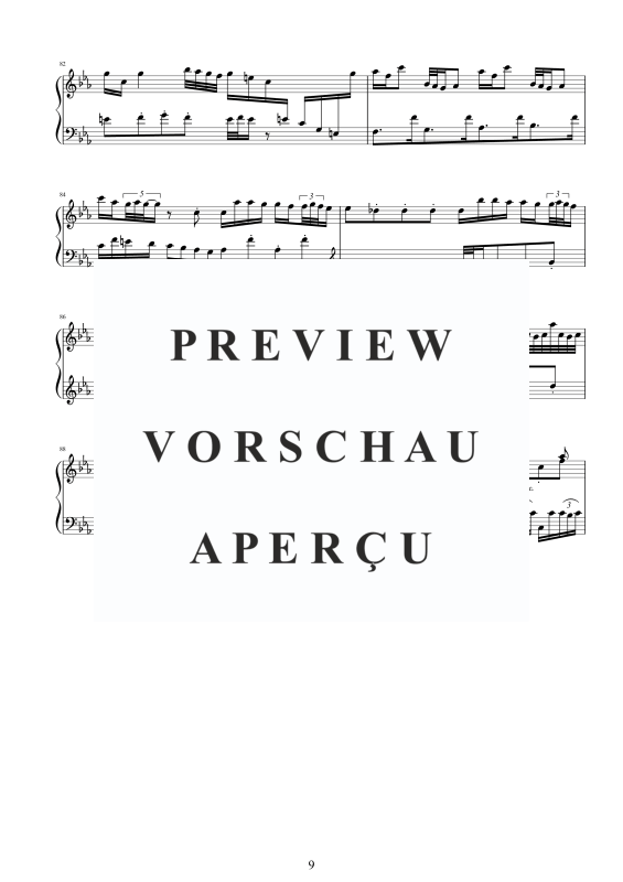 Produktgalerie: Seite 10 von 11 Fantasia in C-Moll BWV Anh. 86, , Klavier Solo
