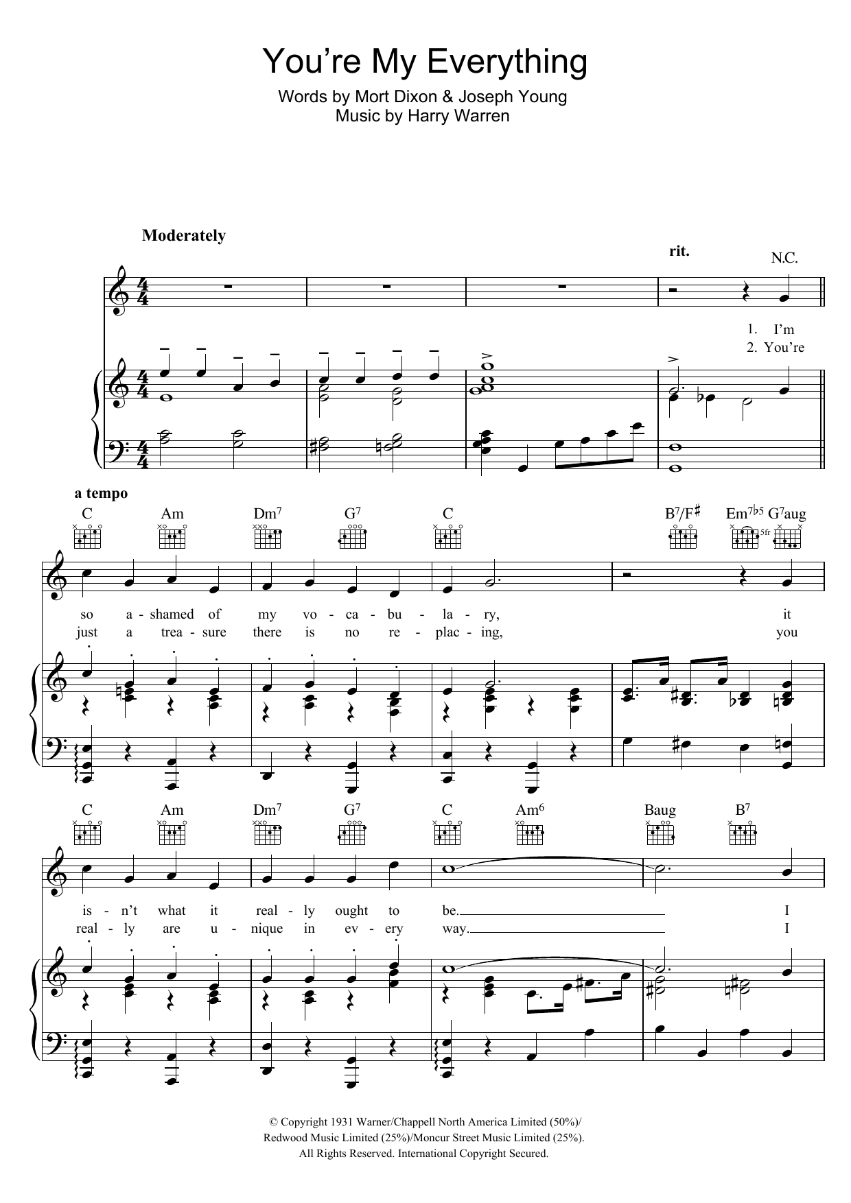 Product gallery: Page 1 of 1 You're My Everything, Nat King Cole