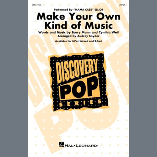 Produktbild zu: Make Your Own Kind Of Music (arr. Audrey Snyder)