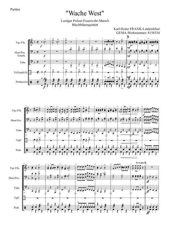 Produktbild zu: Wache West Karl-Heinz Frank-Lindenfelser