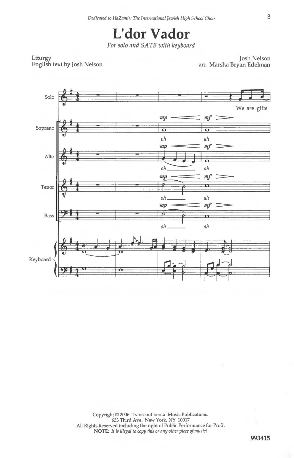 Product gallery: Page 1 of 1 L'dor Vador, Josh Nelson