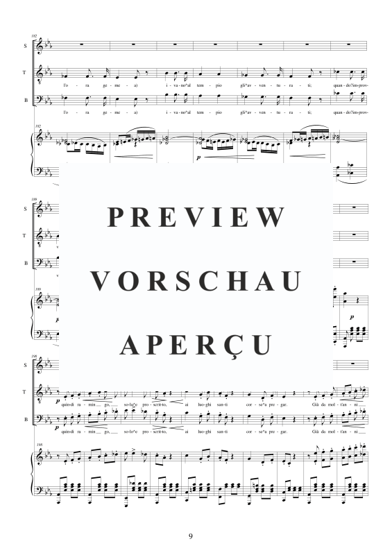 Produktgalerie: Seite 10 von 11 I Lombardi - (Act 1) Prelude-Introdution, , Gemischter Chor STB und Klavier