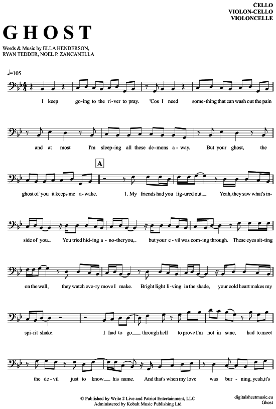 Produktgalerie: Seite 1 von 4 Ghost , Henderson, Ella, (Violon-Cello)
