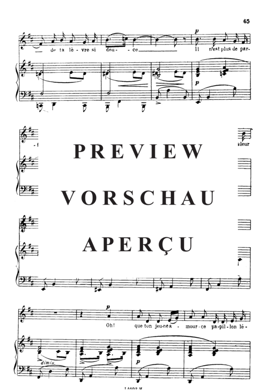 Product gallery: Page 5 of 6 Les roses d'Hispahan Op.39 No.4, , Medium Voice and Piano