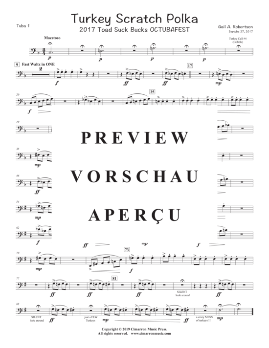 Product gallery: Page 11 of 12 Turkey Scratch Polka , , (Tuba Quartett EETT)