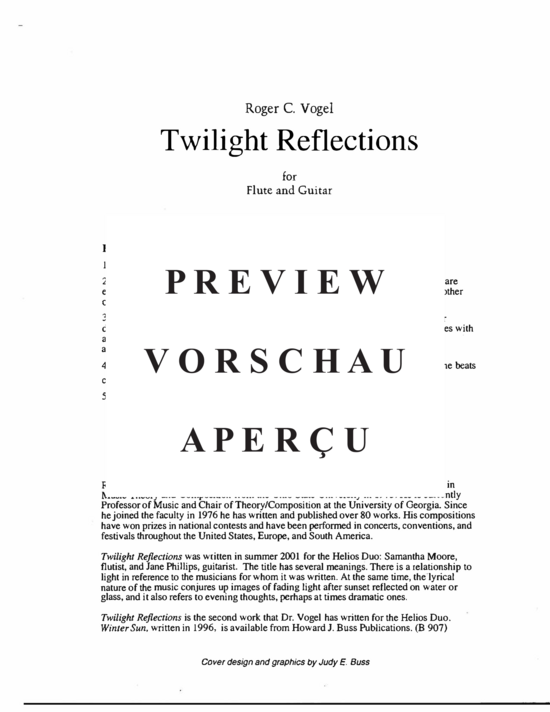 gallery: Twilight Reflections , , (Flöte und Gitarre)