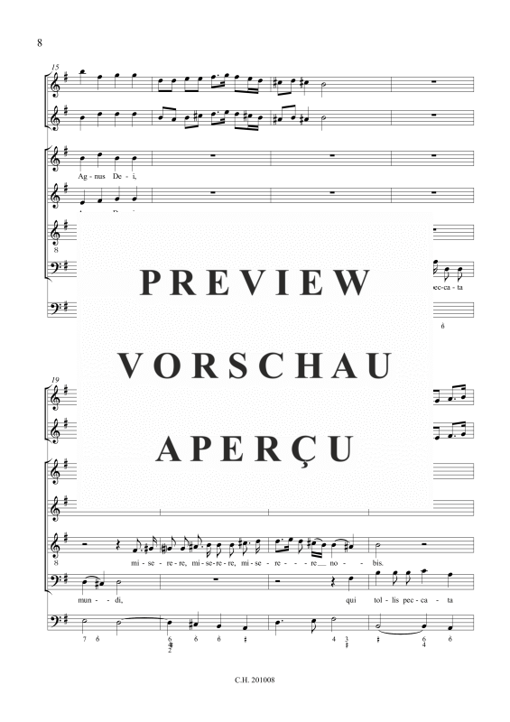 gallery: Litania: Kyrie eleison, , (Gemischtes Ensemble Vokalstimmen CATB, 2 Violinen und BC)