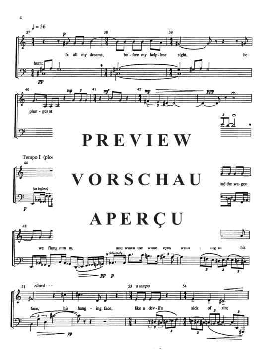 Produktgalerie: Seite 8 von 21 Three Songs of War , , (Duett für Tuba + Countertenor)