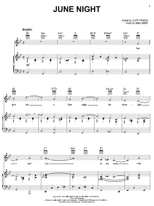 Produktbild zu: June Night