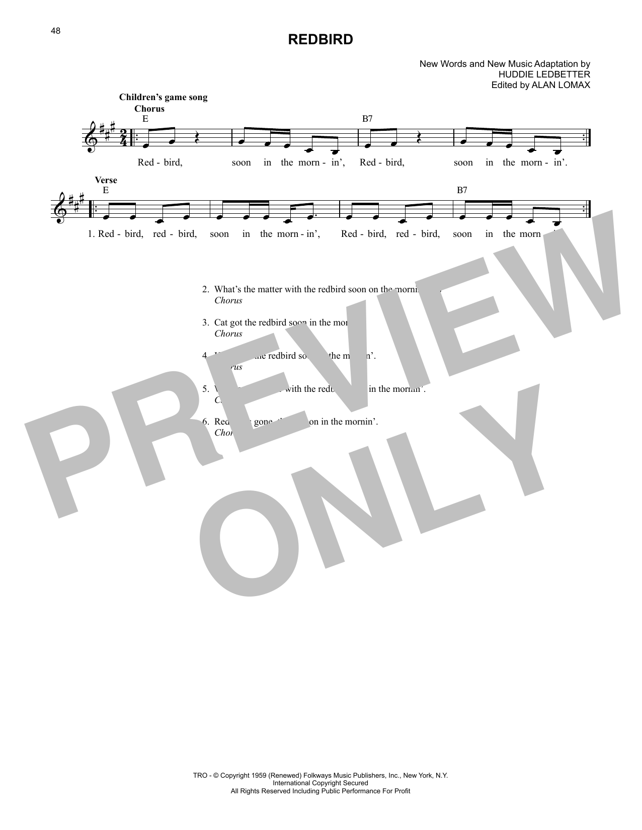 Produktgalerie: Seite 1 von 1 Redbird, Lead Belly, Melodieinstrument