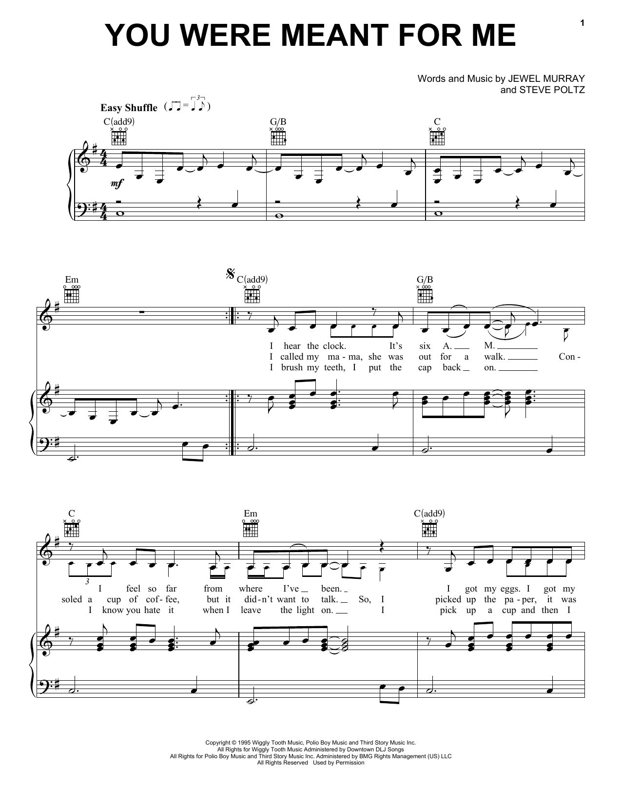 Produktbild zu: You Were Meant For Me