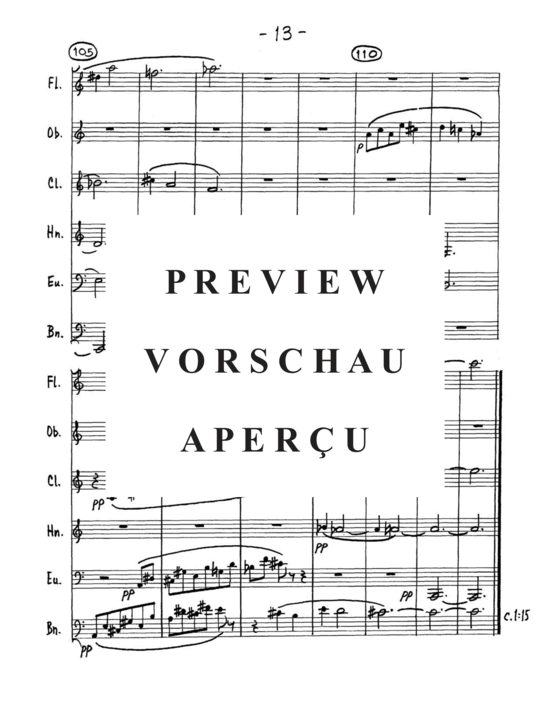 Produktgalerie: Seite 15 von 21 Sextet , , (Gemischtes Ensemble für Holzbläser Quintett + Euphonium Solo)